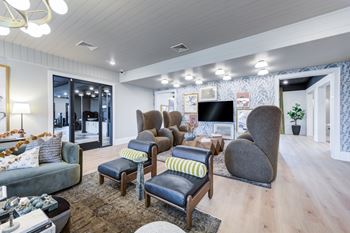 24/7 Luxury resident clubhouse with designer prep kitchen